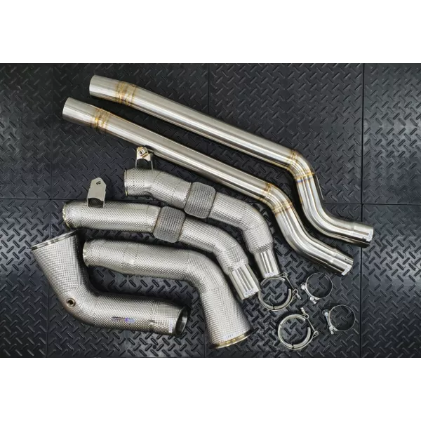 C8 RS7 Downpipe Resonator Delete System