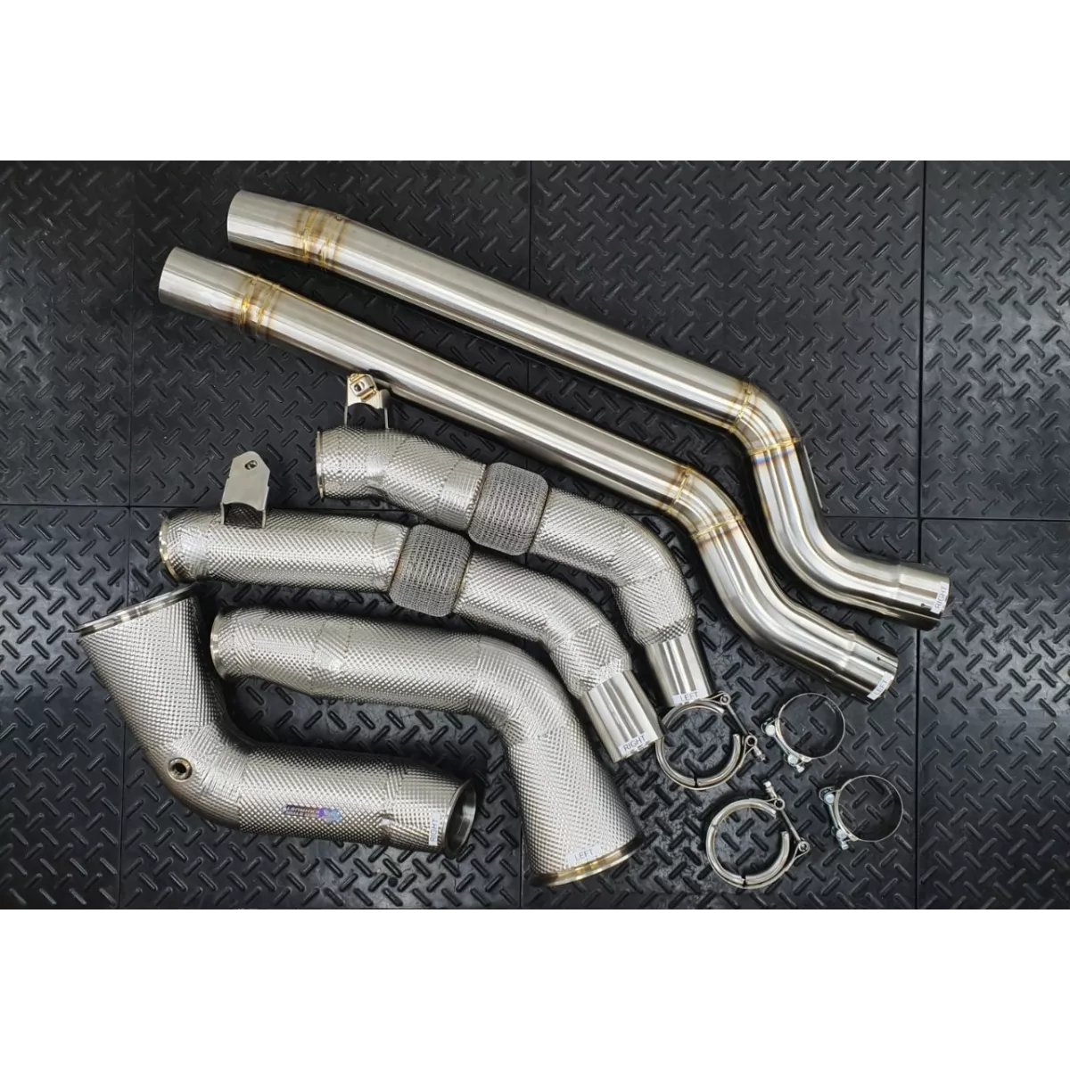 C8 RS7 Downpipe Resonator Delete System