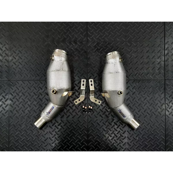 Giulia Quadrifoglio Catted Heat Shielded DOWNPIPES