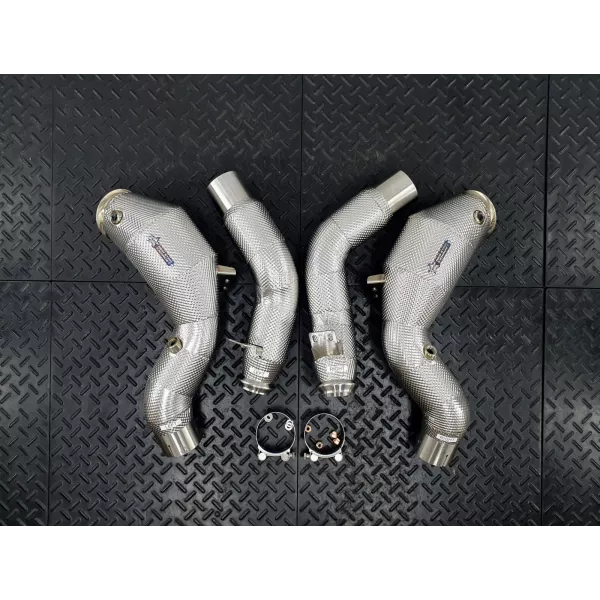 S580 W223 Catted DOWNPIPES