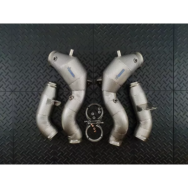 S63 W223 Catted Downpipes