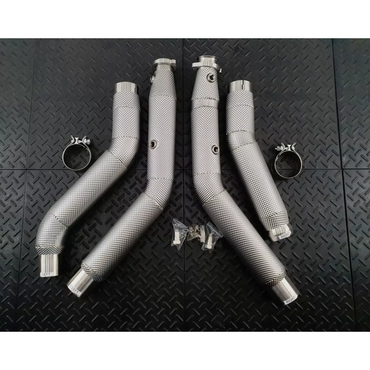 AMG W166 Heat Shielded Downpipes