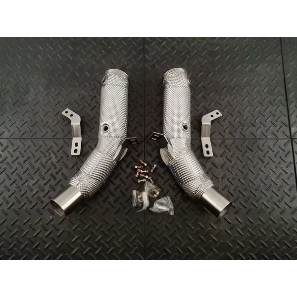 Giulia Quadrifoglio Catless Heat Shielded DOWNPIPES