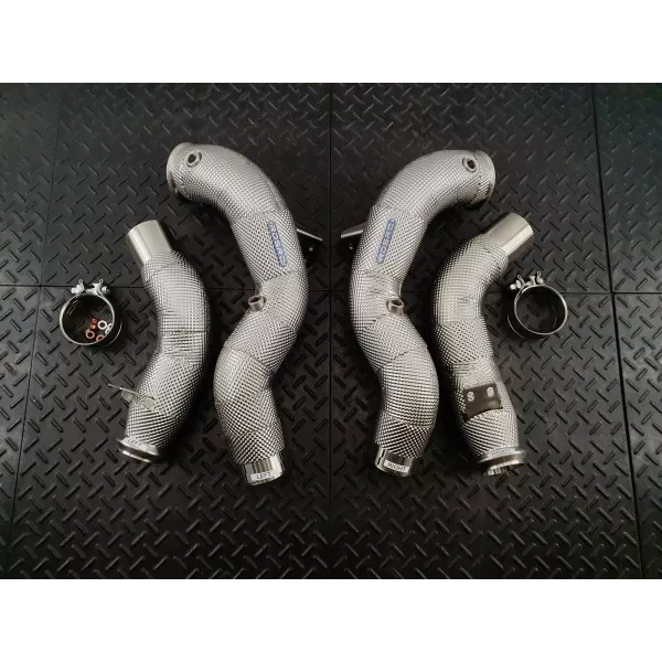 S580 Heat Shielded DOWNPIPES