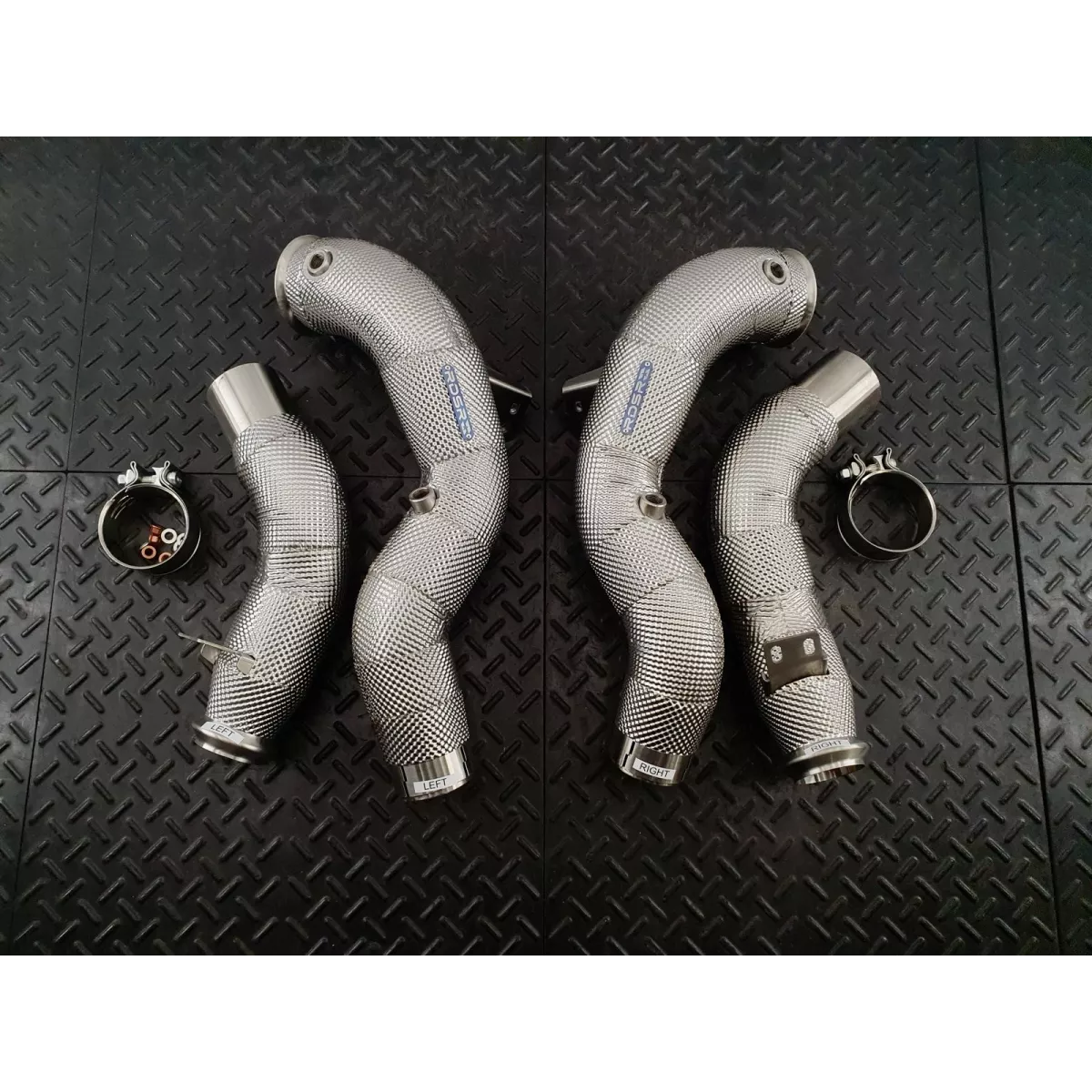 S580 Heat Shielded DOWNPIPES
