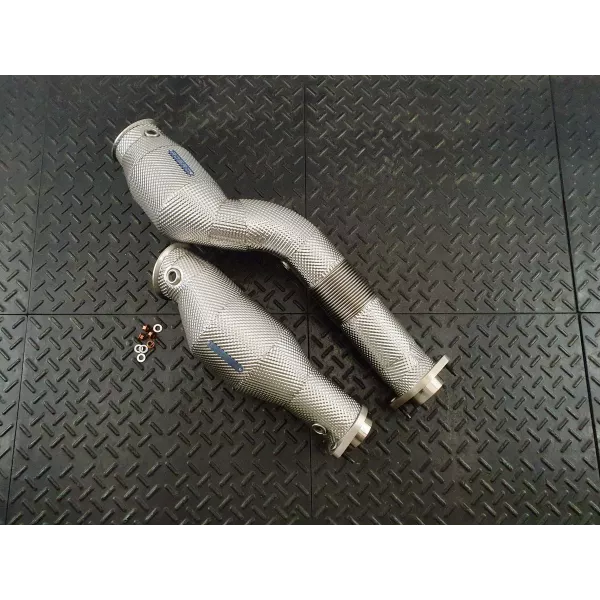 G87 M2 Catted Heat Shielded Downpipes