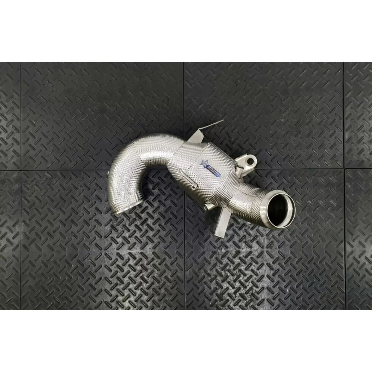 Emira Catted Heat Shielded Downpipe