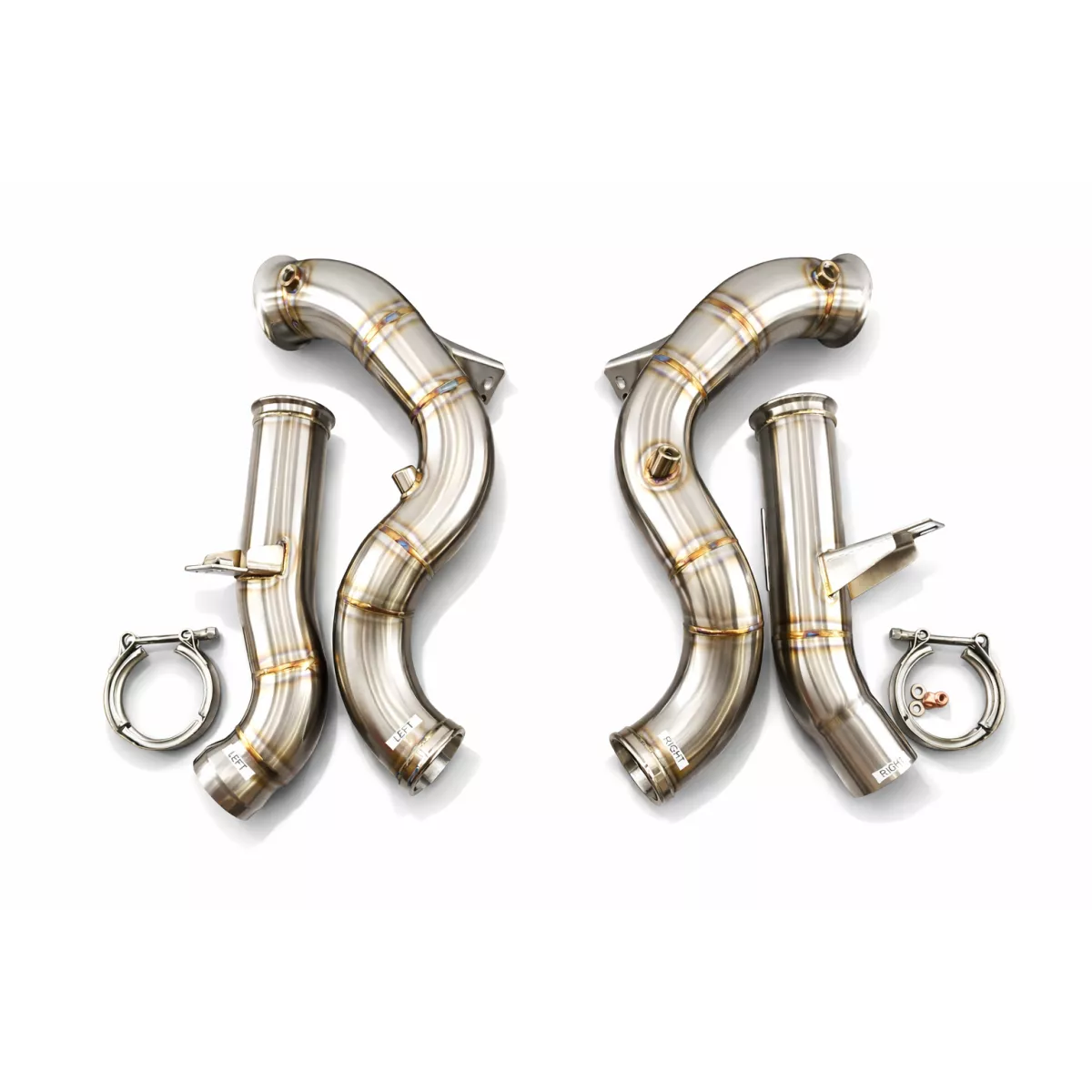GLE63 W167 Catless Downpipes
