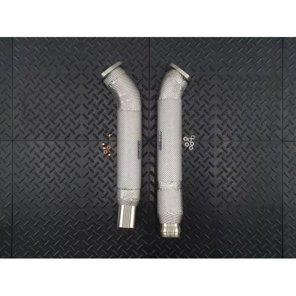 DB11 Heat Shielded Secondary Downpipes