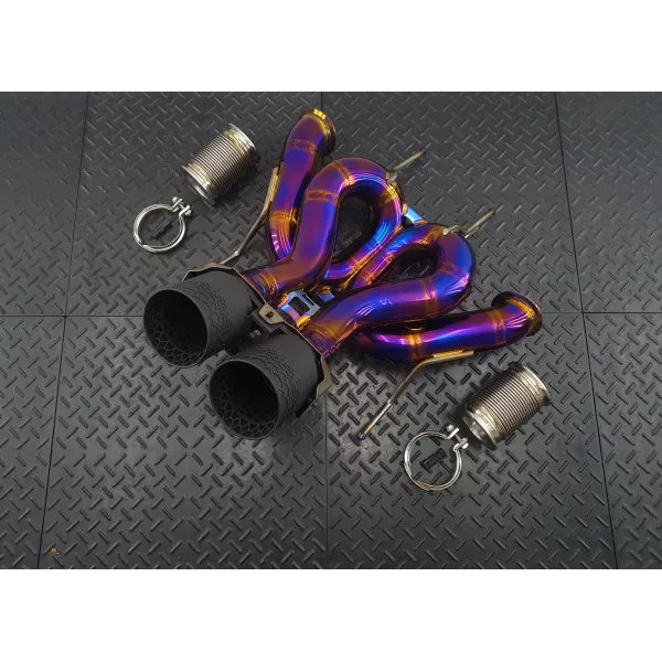 RedStar McLaren 750S Titanium Twin Exhaust Tips