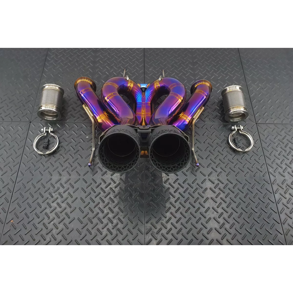 RedStar McLaren 750S Titanium Twin Exhaust Tips